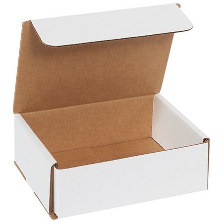 Bsc Preferred 6 x 5 x 2'' White Corrugated Mailers, 50PK BUY00026872
